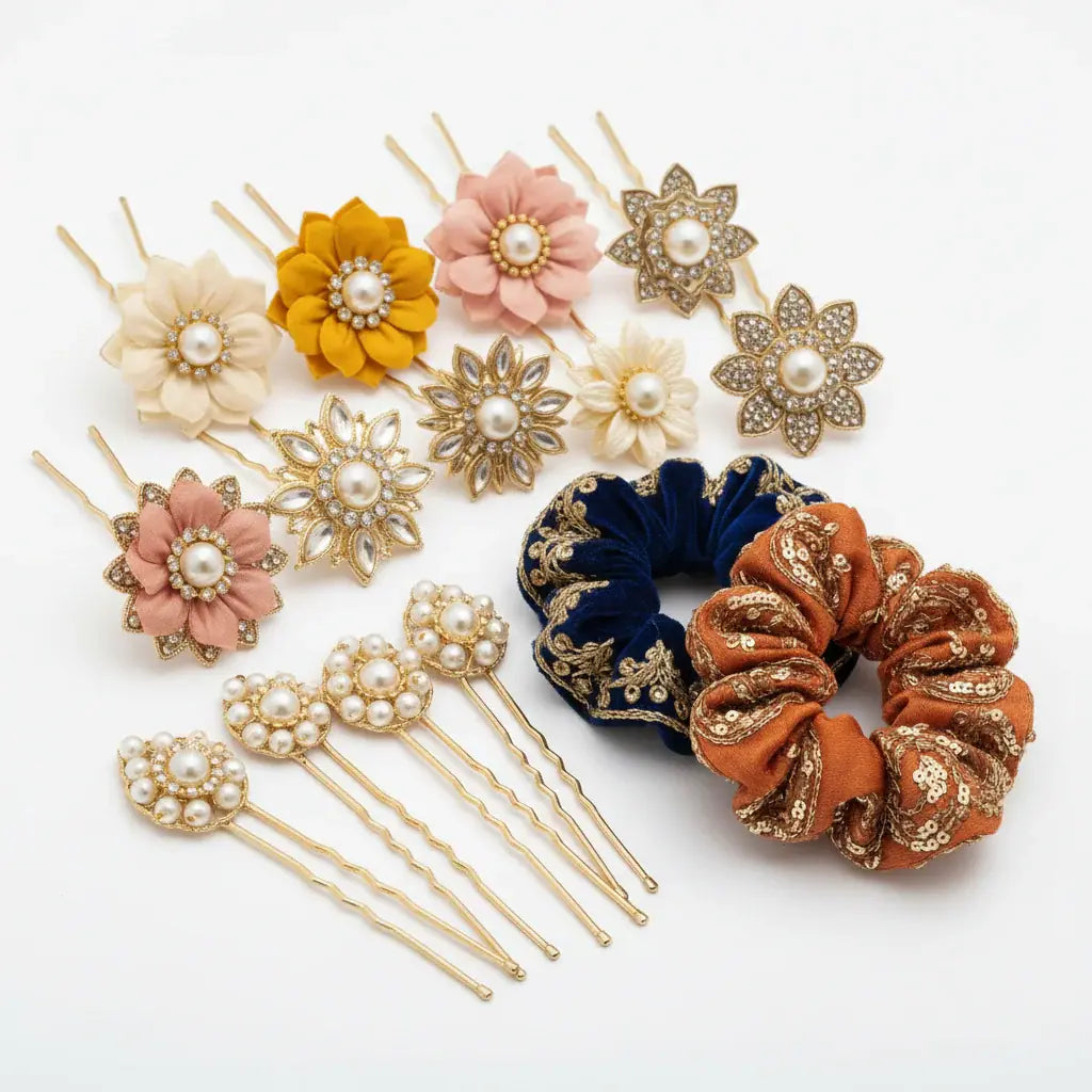 Embellished Hair Accessories Gift Set