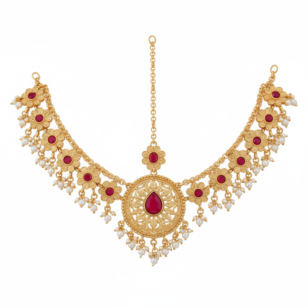 Bridal Mathapatti Headpiece