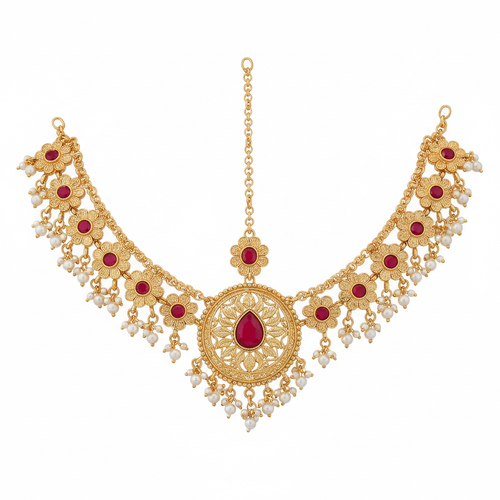 Bridal Mathapatti Headpiece