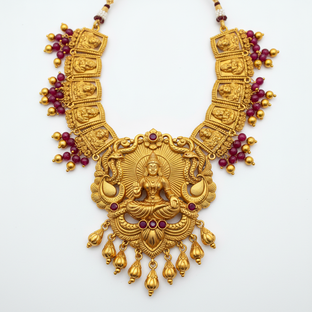 South Indian Temple Jewellery Necklace