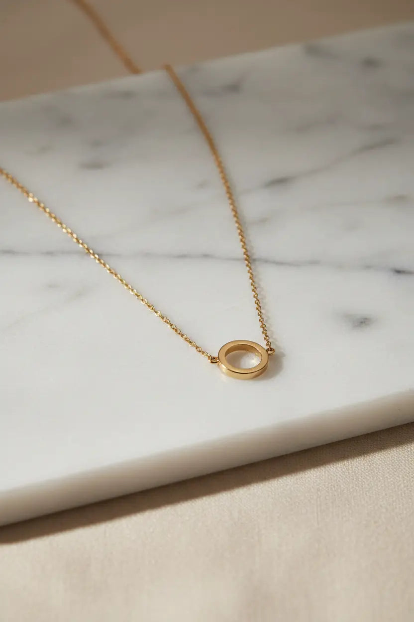 Minimalist Gold Office Necklace